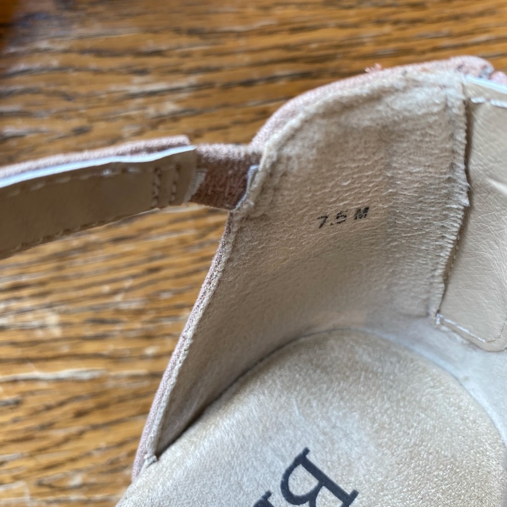 BKE Sole Davinia Platform Wedge Espadrille Sandal 7.5 Beige - Picture 6 of 10